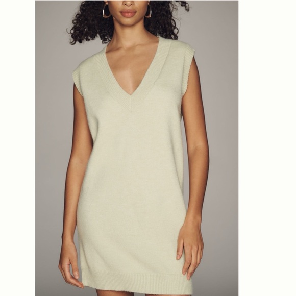 NWT Anthropologie Sunday in Brooklyn Sweater Vest Cozy Soft Mini Dress, M - Picture 4 of 17